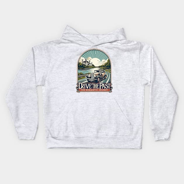 Classic car Kids Hoodie by Vehicles-Art